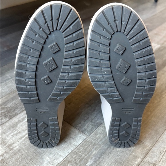 TOMS Womens Melrose Nubuck Ankle Wedge Booties - size 7.5 - Picture 15 of 15